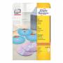 Avery Zweckform - - CD/DVD-Etiketten - wei - 117 mm rund - 50 Etikett(en) (25 Bogen x 2) (L7676-25)