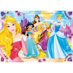 Clementoni - Supercolor Maxi - Disney Princess, Puzzle