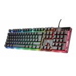 Trust - GXT 835 Azor Clavier USB Allemand Noir (23821)