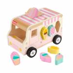 Fisher-price - Eiscreme-Formensortierer aus Holz, Geschicklichkeitsspiel