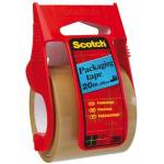 3m Post-it -Nastro Per Imballo Compatto Avana Con - Scotch Packing tape Classic, 50 mm x 20 m, brun y compris Abroller (C5020D)