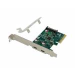 Conceptronic - 2-port Usb 3.2 Gen 2 Type-c Pcie Ca