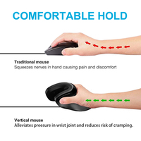 Equip Ergonomische Maus Usb-a/ -c Stecker L+ r 1.80m Schwarz 7
