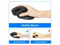 Equip Ergonomische Maus Usb-a/ -c Stecker L+ r 1.80m Schwarz 9