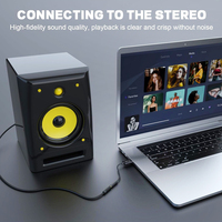 Equip Adapter Usb-a-> 4-pin 3.5mm St/ bu Dac 0.15m Beige 7