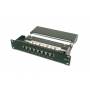 Digitus - DIGITUS Patchpanel 1HE 8-Port Cat6 ClassE geschirmt schw.