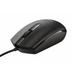 Trust - Basi - Maus - rechts- und linkshndig - optisch - 3 Tasten - kabelgebunden - USB2.0 (24271)