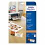 Avery - Tent Card C32253 - Tischkarten - wei - 40 x 110 mm - 100 Stck. (25 Bogen x 4) (C32253-25)