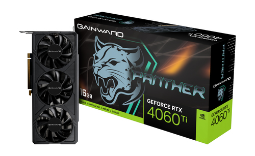 Gainward -Grafikkarte GeForce RTX 4060 Ti 16GB Panther -Gainward