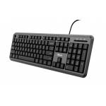 Trust Ody Kabelgebunden, Usb Tastatur Deutsch, Qwertz, Windo - Trust ODY keyboard USB German Black