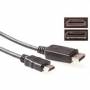 Act - Conversion cable DisplayPort male to HDMI-A male 1.80 m. Length: 1.8 m Dp male - hdmi a male 1.80m (AK3990)