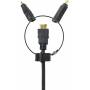 Vivolink Proadring2 Hdmi Hdmi Mini + Hdmi Micro Schwarz Kabe - PROADRING2, HDMI Typ A (Standard), HDMI Typ A (Standard), Mnnlich, Weiblich, Ge
