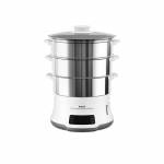 &nbsp;"Tefal Convenient Series Deluxe Vc502d - 3 Korb/k�rbe --Tefal Convenient Series Deluxe VC502D vaporizador 3 cesta(s) Encimera 900 W Acero inoxidable, Blanco--"