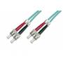 Digitus - DIGITUS LWL Patchkabel ST -> ST 1.00m Multimode Duplex OM3