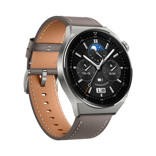 Huawei -Watch GT3 Pro 46mm Classic Leather Strap -Huawei Hardware