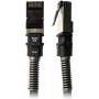 Patchsee - PatchSee PCI6Patch - Patch-Kabel - RJ-45 (M) - RJ-45 (M) - 4,9m - FTP - CAT 6a - halogenfrei, mit Knickschutz - Schwarz (PCI6-F/