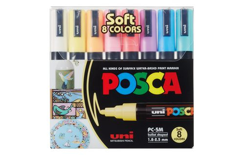 Uni-Ball Posca 5M 1.8-2.5 Mm Bullet Shaped Marker Pen (Black Ink