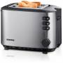 Severin - SEVERIN AT 2514 - Toaster - 2 Scheibe(n) - Black/Brushed Stainless Steel (AT 2514)