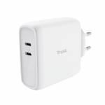 Trust Computer - Maxo 65w 2p Usb-c Charger Wht