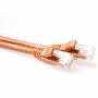 Act - Brown 0.5 meter U/UTP CAT6 patch cable snagless with RJ45 connectors. Cat6 u/utp snagless bn 0.50m (IS1600)
