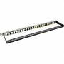 Inline - 76824C - Patchpanel (Blindblech) - Rack montierbar - Schwarz - 0,5U - 48,3 cm (19) - 24 Ports (76824C)