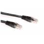 Ewent - ECON-Line - Patch-Kabel - RJ-45 (M) bis RJ-45 (M) - 2 m - UTP - CAT 6 - Schwarz, RAL 9011 (IM8902)