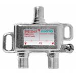 Axing - SVE02001 Kabelspalter oder -kombinator Kabelsplitter Silber (SVE 20-01)