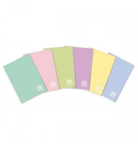 Blasetti One Color Pastel Writing Notebook A4 21 Sheets Multicolour
