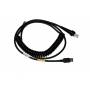 Honeywell - - USB-Kabel - USB (M) - 5,0m - gewickelt - Schwarz (CBL-500-500-C00)