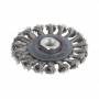 Wolfcraft - 2701000 Scheibenbrste  100 mm Edelstahldraht Schaft- 1/4 (6.3 mm) 1 St. (2701000)