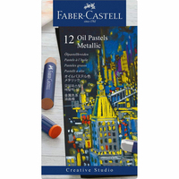 Pastelli - Cf12 Oil Pastels Col.metallici Ass