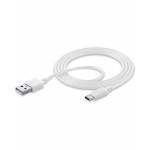 Cellular Line - Cellularline Power Cable 120cm - USB-C - 1,2 m - USB A - USB C - USB 2.0 - Mnnlich/Mnnlich - Wei (USBDATACUSB