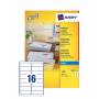 Avery - - Adressetiketten - wei - 99,1 x 33,9 mm 1600 Etikett(en) (100 Bogen x 16) (J8162-100.FR)