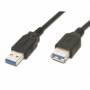 M-cab - M-Cab 1.8m USB 3.0 A - Mnnlich/weiblich - Nickel - Schwarz - USB Type-A (SI-77132)