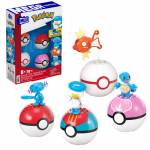 Mega Bloks Pokemon - Pokemon Water Type Trainer Team Building Toy Set