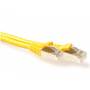 Act - Yellow 1.5 meter SFTP CAT6A patch cable snagless with RJ45 connectors. Cat6a s/ftp snagless yl 1.50m (FB6851)