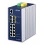 Planet Technology Corp. - PLANET Industrial 8-Port 10/100/1000T + 4-Port 100/1000X