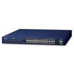 Planet - Planet GSW-2620HP Managed network switch 10G Ethernet (100/1000/10000) Power over Ethernet (PoE) 1U Black network switch