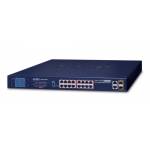 Planet - PLANET FGSW-1822VHP - Switch - nicht verwaltet - 16 x 10/100 (PoE+) + 2 x Kombi-Gigabit-SFP - Desktop - PoE+ (FGSW-1822VHP)