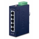 Planet - PLANET Industrial 5-Port 10/100TX Compact Ethernet Switch