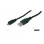 Digitus - Digitus AK-300110-030-S 3m USB A Micro-USB B Male Male Black USB cable