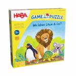 Haba - Game meets Puzzle - Wo leben Lwe & Co.?, Brettspiel