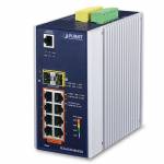 Planet Technology Corp. - PLANET Industrial L3 8-Port 802.3bt GE + 2-Port 2.5G SFP+