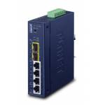 Planet - PLANET Industrial L2/L4 4-Port Gr L2/L4 Gigabit Ethernet (10/100/1000) Bleu
