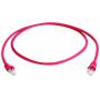 Telegrtner - MP8 FS 600 - Patch-Kabel - RJ-45 (M) zu RJ-45 (M) - 2 m - SFTP -Cat.7 Rohkabel - Rot