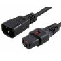 Microconnect - Microconnect PC1003 Stromkabel Schwarz 1,5 m C13-Koppler C14-Koppler (PC1003)