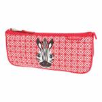 Herlitz - Herlitz Sport Cute Animals Zebra Estuche suave Polister Negro, Rojo, Blanco