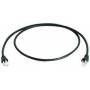 Telegrtner - MP8 FS 600 - Patch-Kabel - RJ-45 (M) - RJ-45 (M) - 1,0m - SFTP -Cat.7 Rohkabel - verseilt - Schwarz (L00000A0086)