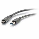 Cables To Go - C2G 6ft USB C to USB A Cable - USB 3.2 - 5Gbps - M/M - USB-Kabel - USB Typ A (M) zu 24 pin USB-C (M) - USB 3.1 - 30 V - 3 A - 1.