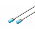 Digitus - DIGITUS Patchkabel Cat5e U/UTP Ste. RJ45 0,25m grau Polybeutel